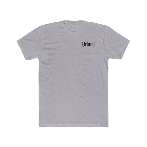 Stylish Unisex Cotton Crew Tee with Veloro Design, Perfect for Casual Wear, Gifts, and Everyday Comfort