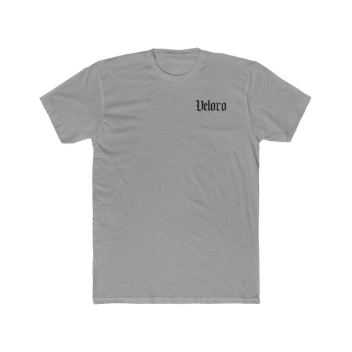 Stylish Unisex Cotton Crew Tee with Veloro Design, Perfect for Casual Wear, Gifts, and Everyday Comfort